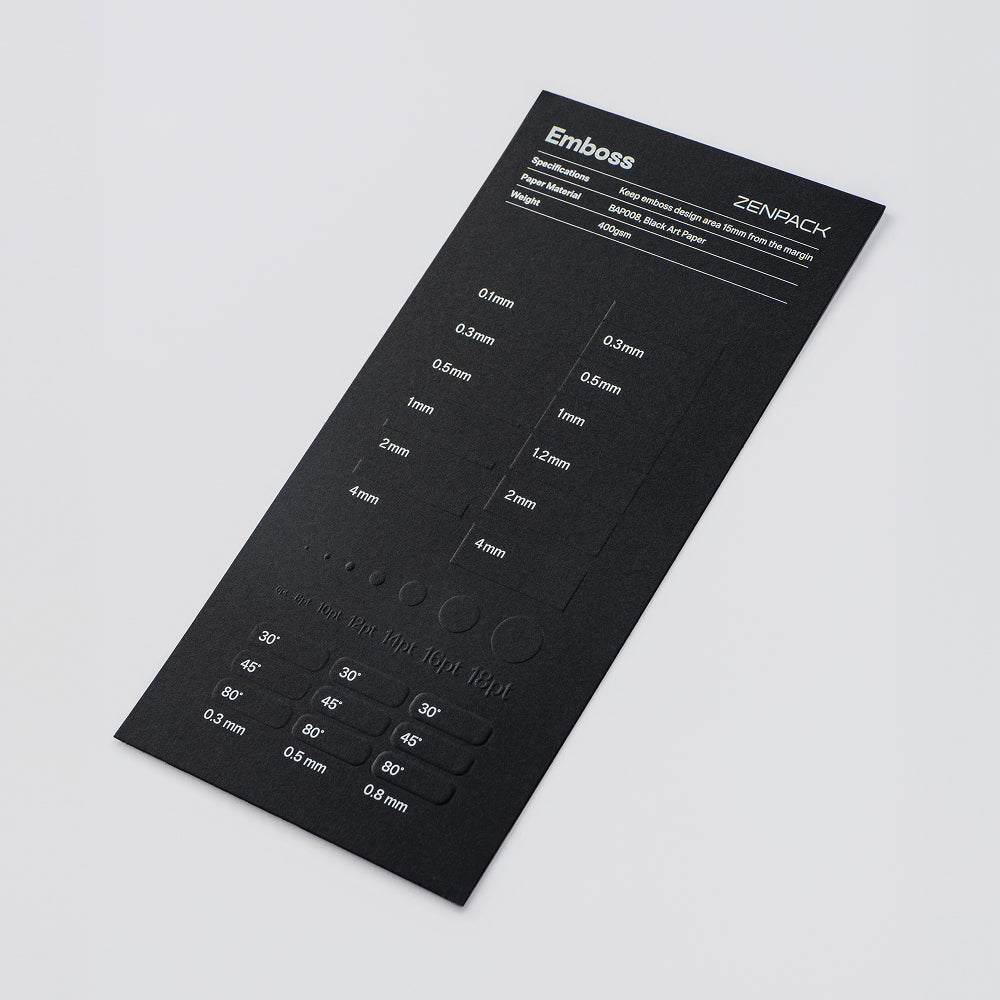 Emboss - Black