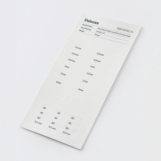 Emboss - White