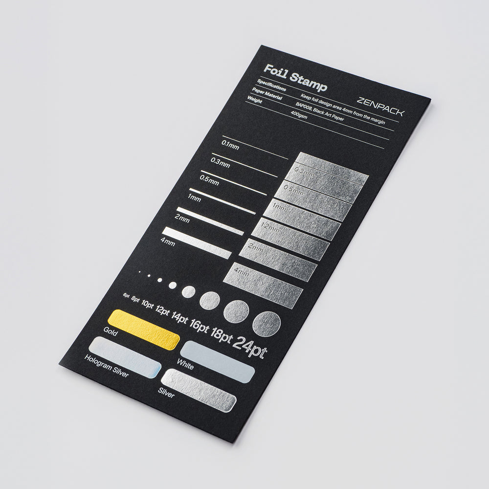 Foil Stamp - Black
