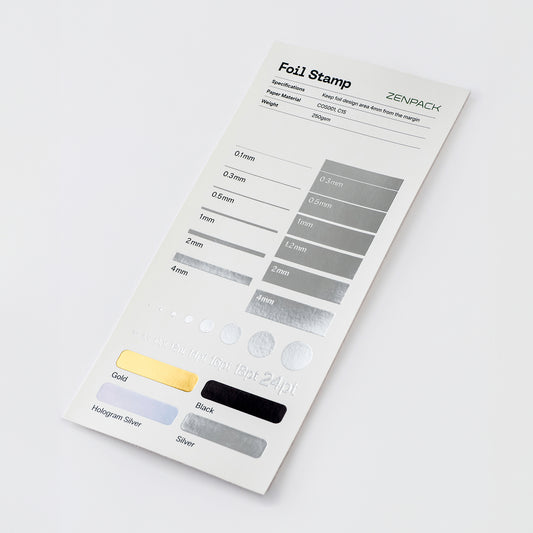 Foil Stamp - White